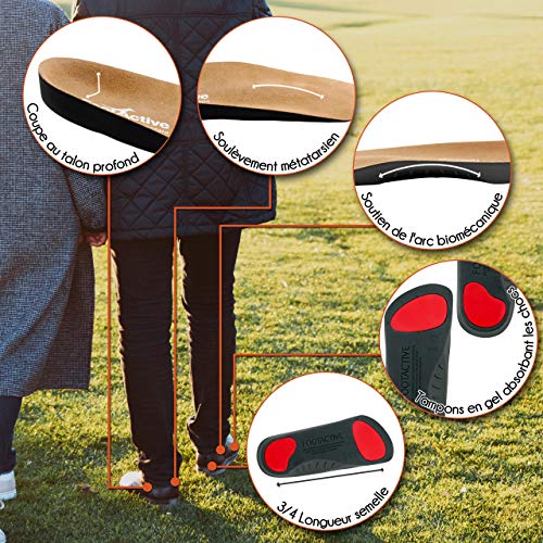 FOOTACTIVE - Ortopédicas Unisex adulto naranja naranja 40