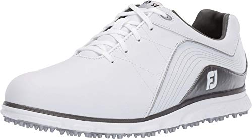 FootJoy Pro/SL, Horma Ancha. Zapatillas de Golf Hombre, Blanco (Blanco 53267w), 43 EU