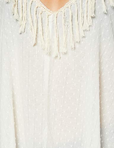 For Time Kaftan Deshilachado Caftán Vestido Playero en Cuello V, Multicolor, M para Mujer