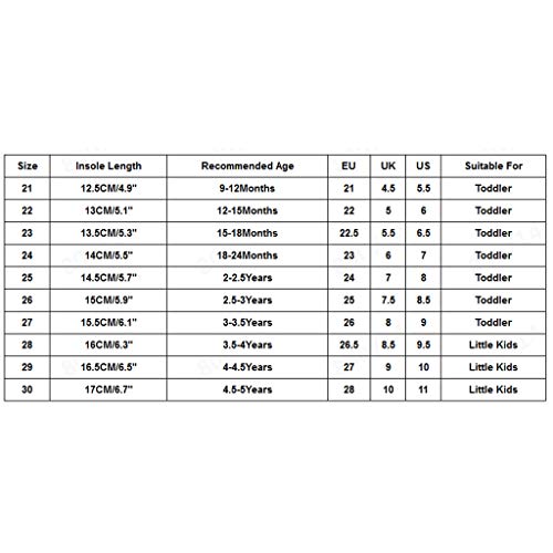 Fossen 1-6 años Niño Niña Zapatos Casual Deportes Zapatillas de malla para Bebe Primeros Pasos