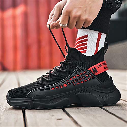 FUSHITON Hombre Zapatillas Casual Calzado Deportivo Moda Sneakers Zapatos Antideslizantes Transpirable Cómodo