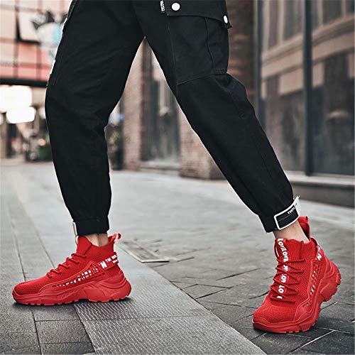 FUSHITON Hombre Zapatillas Casual Calzado Deportivo Moda Sneakers Zapatos Antideslizantes Transpirable Cómodo