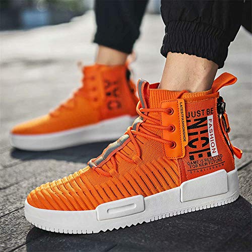 FUSHITON Hombre Zapatos de Moda Zapatillas Casual Calzado Deportivo Zapatillas de Correr Transpirable Cómodo Antideslizante