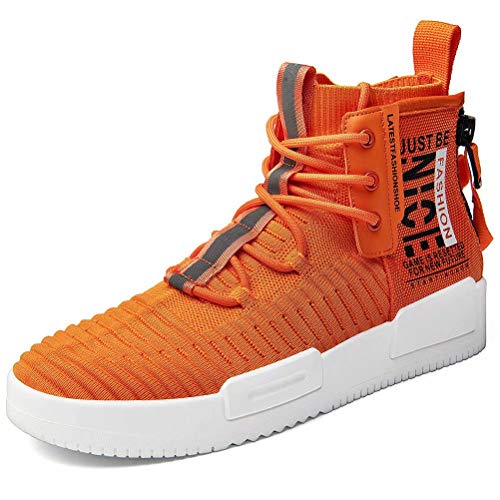 FUSHITON Hombre Zapatos de Moda Zapatillas Casual Calzado Deportivo Zapatillas de Correr Transpirable Cómodo Antideslizante