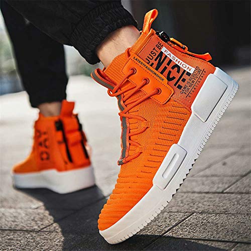 FUSHITON Hombre Zapatos de Moda Zapatillas Casual Calzado Deportivo Zapatillas de Correr Transpirable Cómodo Antideslizante