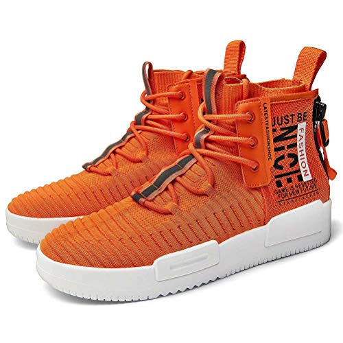 FUSHITON Hombre Zapatos de Moda Zapatillas Casual Calzado Deportivo Zapatillas de Correr Transpirable Cómodo Antideslizante