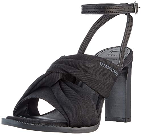 G-STAR RAW Knot-Marina Heel, Chanclas Mujer, Negro (Black 8390-990), 41 EU