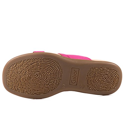 Gabor 43-702 Zuecos de Piel para Mujer, Talla:41 EU, Color:Rosa