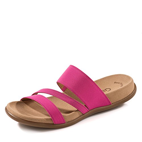 Gabor 43-702 Zuecos de Piel para Mujer, Talla:41 EU, Color:Rosa