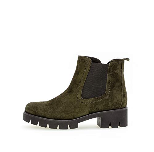 Gabor Mujer Botines, señora Botines,Botas,Botas de Media caña,Botines,botín,Tobillo Alto,Cremallera,Bottle,38.5 EU / 5.5 UK