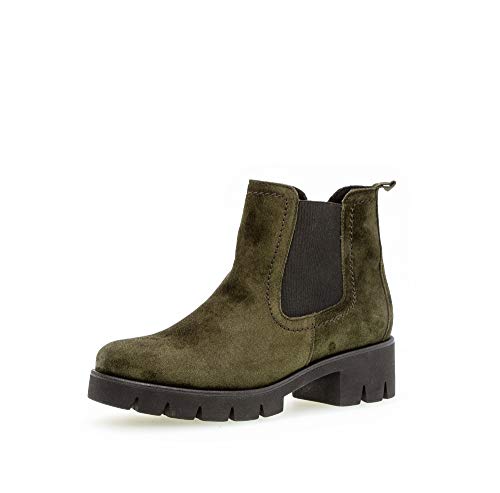 Gabor Mujer Botines, señora Botines,Botas,Botas de Media caña,Botines,botín,Tobillo Alto,Cremallera,Bottle,38.5 EU / 5.5 UK