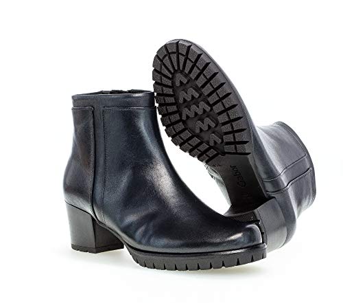 Gabor Mujer Botines, señora Botines,Botas,Botas de Media caña,Botines,botín,Tobillo Alto,Cremallera,Ocean (Micro),42.5 EU / 8.5 UK
