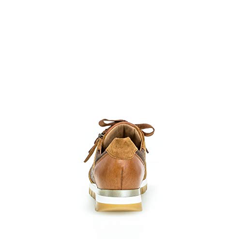 Gabor Mujer Zapatillas, señora Bajo,Calzado bajo,Calzado de Calle,Calzado Deportivo,Suela de Plataforma,Ocio,Camel/Whisky,40.5 EU / 7 UK