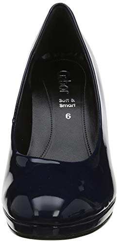 Gabor Shoes Gabor Fashion, Zapatos de Tacón Mujer, Azul (Marine 76), 37 EU