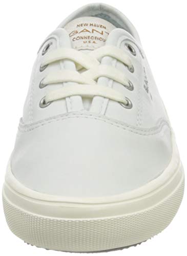 GANT FOOTWEAR New Haven, Zapatillas para Mujer, Blanco (Bright White G290), 39 EU