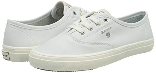 GANT FOOTWEAR New Haven, Zapatillas para Mujer, Blanco (Bright White G290), 39 EU