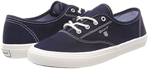 GANT New Haven, Zapatillas para Mujer, Azul Marino, 39 EU