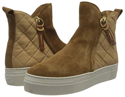 GANT Vanna, Botas de Moda Mujer, Caqui cálido, 39 EU
