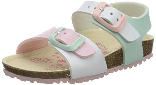Garvalín Fabia, Sandalias con Punta Abierta Niñas, Multicolor (Multicolor/Mat/Paprika), 22 EU
