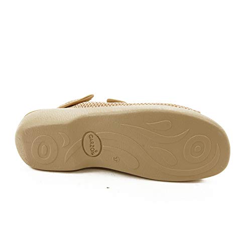 GARZON - Zapatilla Calle 3215-RBG para: Mujer Color: Beige Talla: 41