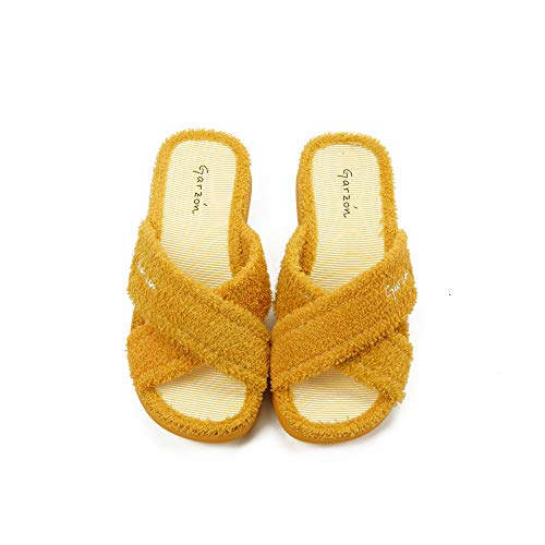 GARZON - Zapatilla CASA 2550-TGRC para: Mujer Color: Amarillo Talla: 36