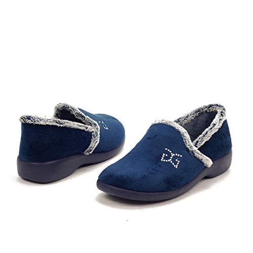 GARZON - Zapatilla CASA 3843 para: Mujer Color: Azul Marino Talla: 40