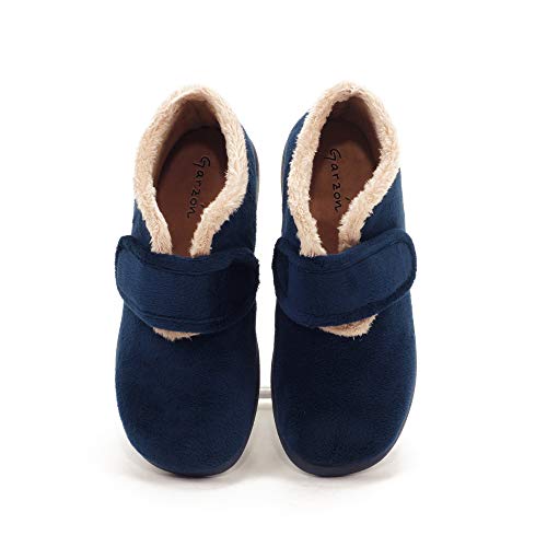 Garzon Zapatilla Casa Mujer, Azul Marino, 38 EU