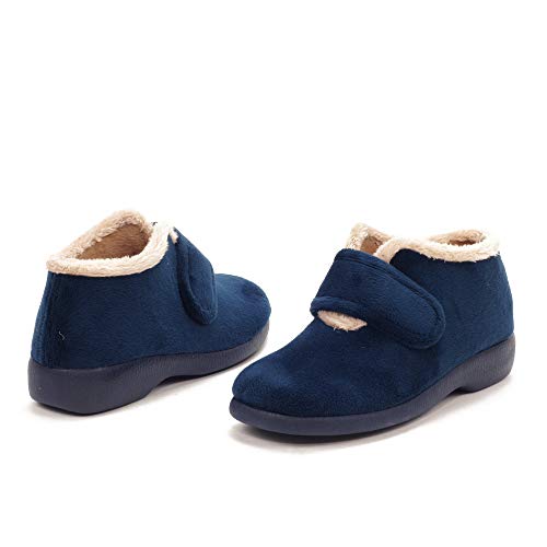 Garzon Zapatilla Casa Mujer, Azul Marino, 39 EU