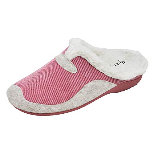 Garzon - Zapatilla CASA para: Mujer 7450 Invierno Slippers Pantuflas Comodo Plantilla Extraible Lana ACRILICA Talla: 42