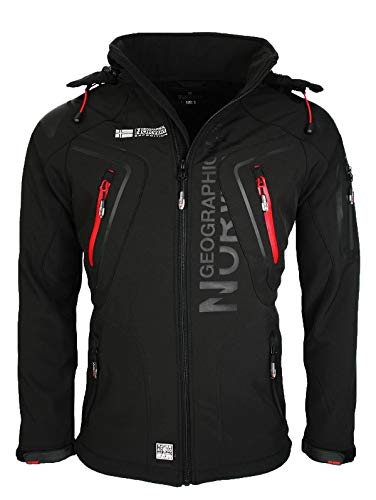 Geographical Norway Tambour Chaqueta Softshell Hombre - Negro, M
