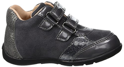 Geox B Kaytan A, Zapatos de Primeros Pasos Niñas, (Dk Grey C9002), 20 EU