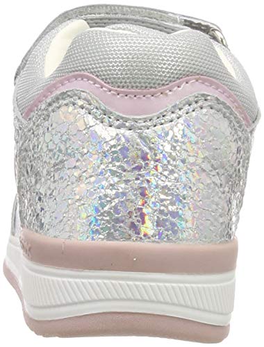 Geox B RISHON Girl A, Zapatos Niñas, Plateado (Iridescent C0776), 19 EU
