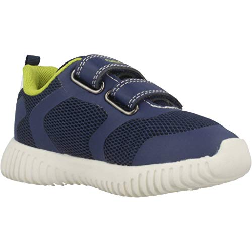 Geox B Waviness Boy A, Zapatillas, Azul (Navy/Lime C0749), 27 EU