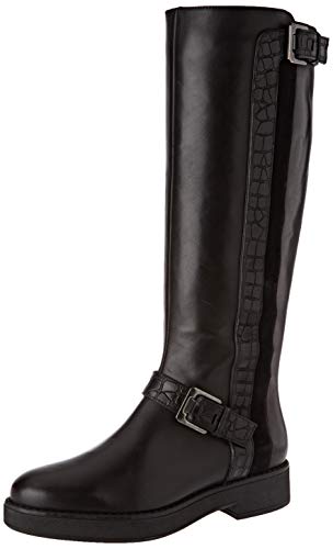 Geox D ADRYA D, Botas Altas Mujer, Negro (Black C9999), 38 EU