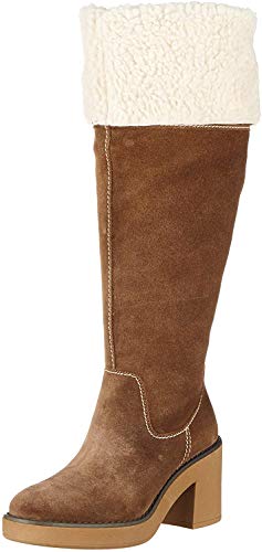 Geox D ADRYA Mid B, Botas Altas Mujer, Beige (Tobacco/Cream Cr65k), 40 EU