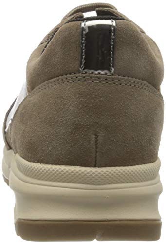 GEOX D AIRELL A TOBACCO/DK BEIGE Women's Trainers Low-Top Trainers size 39(EU)
