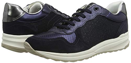 Geox D AIRELL A, Zapatillas Mujer, Azul (Navy C4002), 41 EU
