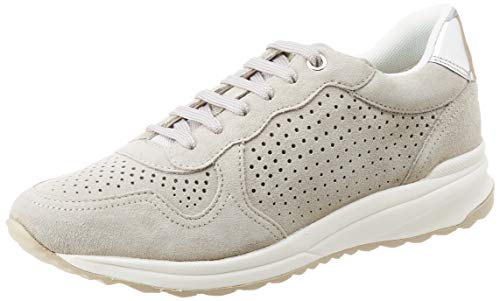 Geox D AIRELL B, Zapatillas Mujer, Gris (Lt Grey C1010), 37 EU