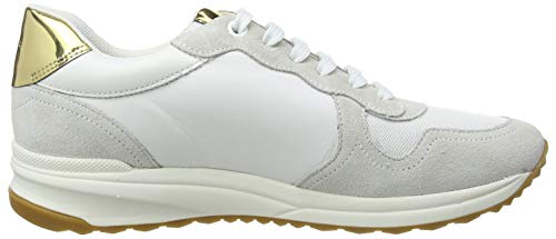 Geox D AIRELL C, Zapatillas Mujer, Blanco (White C1000), 37 EU