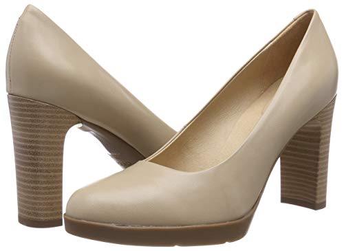 Geox D ANNYA High A, Zapatos de Tacón Mujer, Beige (Beige C5000), 42 EU