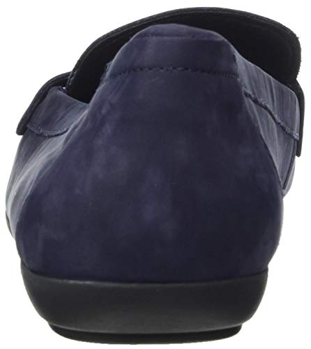 Geox D ANNYTAH Moc A, Mocasines Mujer, Azul (Dk Blue C4007), 42 EU