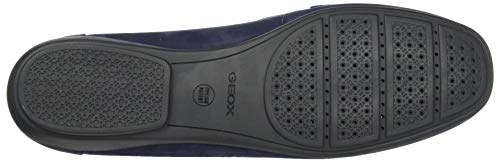 Geox D ANNYTAH Moc A, Mocasines Mujer, Azul (Dk Blue C4007), 42 EU