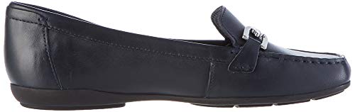 Geox D ANNYTAH Moc A, Mocasines Mujer, Azul (Navy C4064), 38 EU