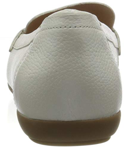 Geox D ANNYTAH Moc A, Mocasines Mujer, Blanco, 36 EU