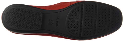 Geox D ANNYTAH Moc A, Mocasines Mujer, Rojo (Scarlet C7452), 41 EU