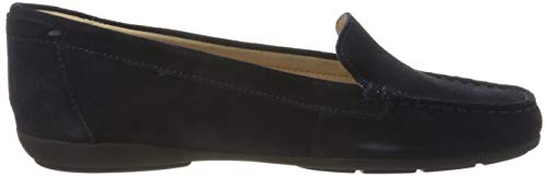 Geox D ANNYTAH Moc A, Moccasin Mujer, Azul Marino, 38 EU
