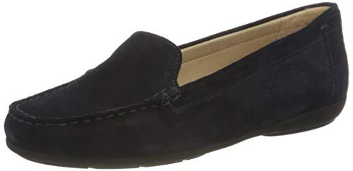Geox D ANNYTAH Moc A, Moccasin Mujer, Azul Marino, 38 EU
