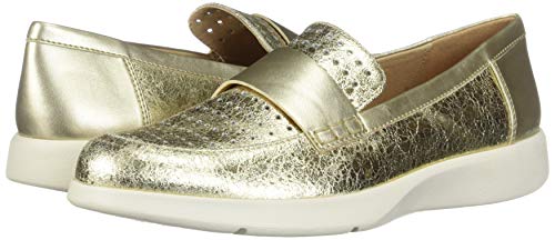 Geox D ARJOLA E, Mocasines Mujer, Dorado (Gold C2005), 36 EU