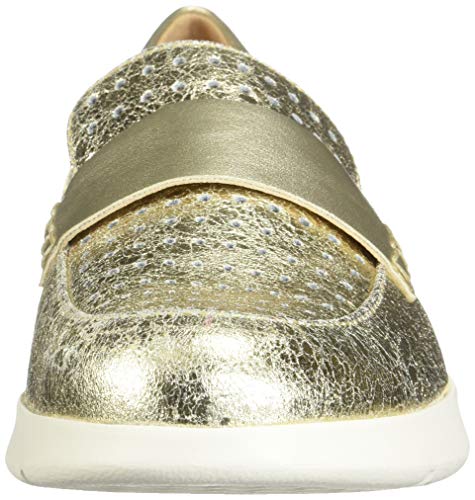 Geox D ARJOLA E, Mocasines Mujer, Dorado (Gold C2005), 36 EU