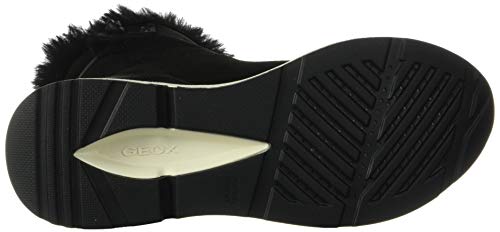 Geox D Backsie B ABX C, Botas de Nieve Mujer, Negro (Black C9999), 41 EU